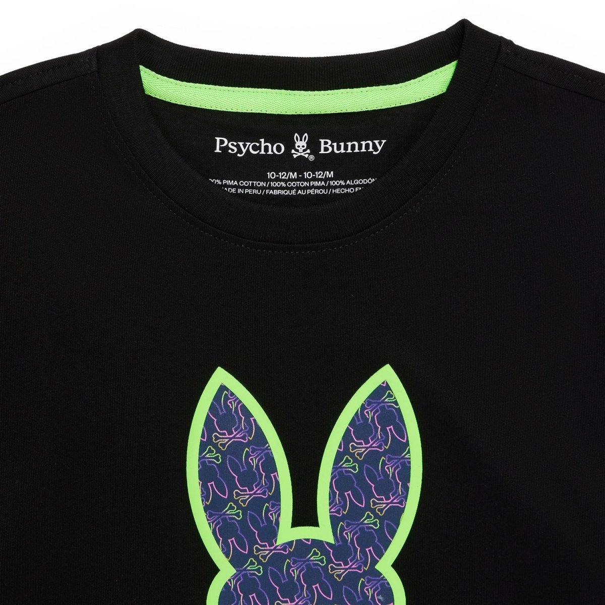 Psycho Bunny Kids Belmont Black T-Shirt_ B0u690a2pc - 001 - NorthBoys