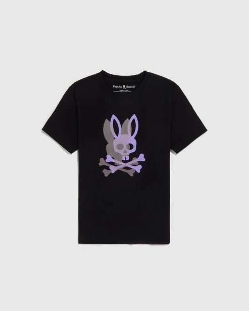 Psycho Bunny Kids Black Chicago HD Dotted Graphic T-Shirt_B0U412Z1PC - 001 - NorthBoys