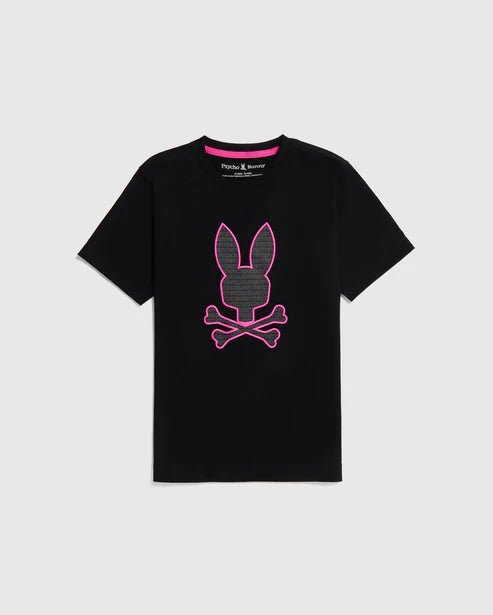 Psycho Bunny Kids Black Harvey Graphic T-Shirt_ B0U309Z1PC - 001 - NorthBoys