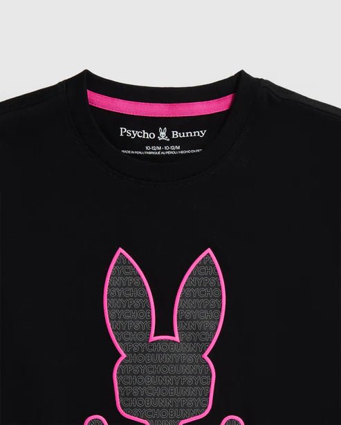 Psycho Bunny Kids Black Harvey Graphic T-Shirt_ B0U309Z1PC - 001 - NorthBoys