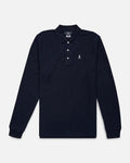 Psycho Bunny Kids Navy Classic Long Sleeve Polo_ B0M658ARPC - 410 - NorthBoys