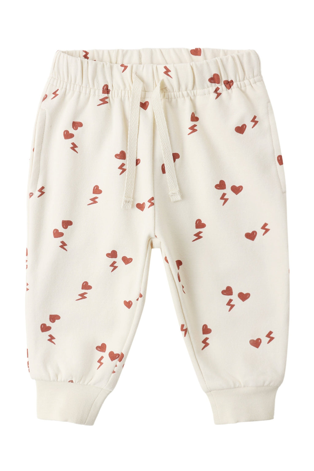 Quincy Mae Baby Relaxed Electric Heart Sweatpant_ QM456PALM