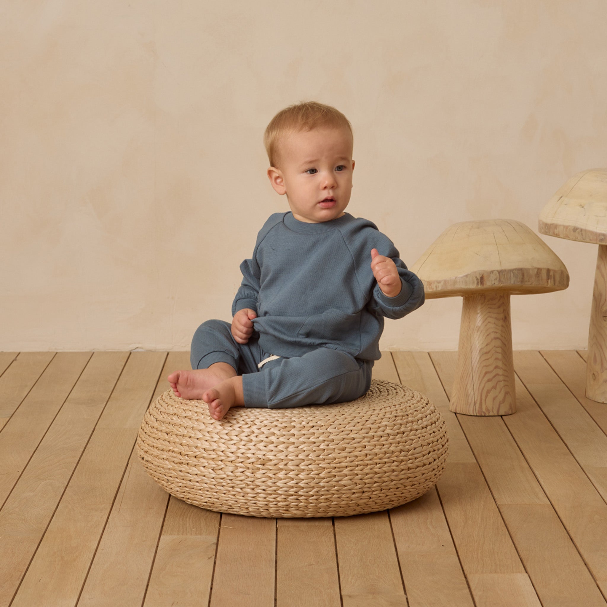 Quincy Mae Baby Boys Pocket Sweatshirt_ QM338ATRE