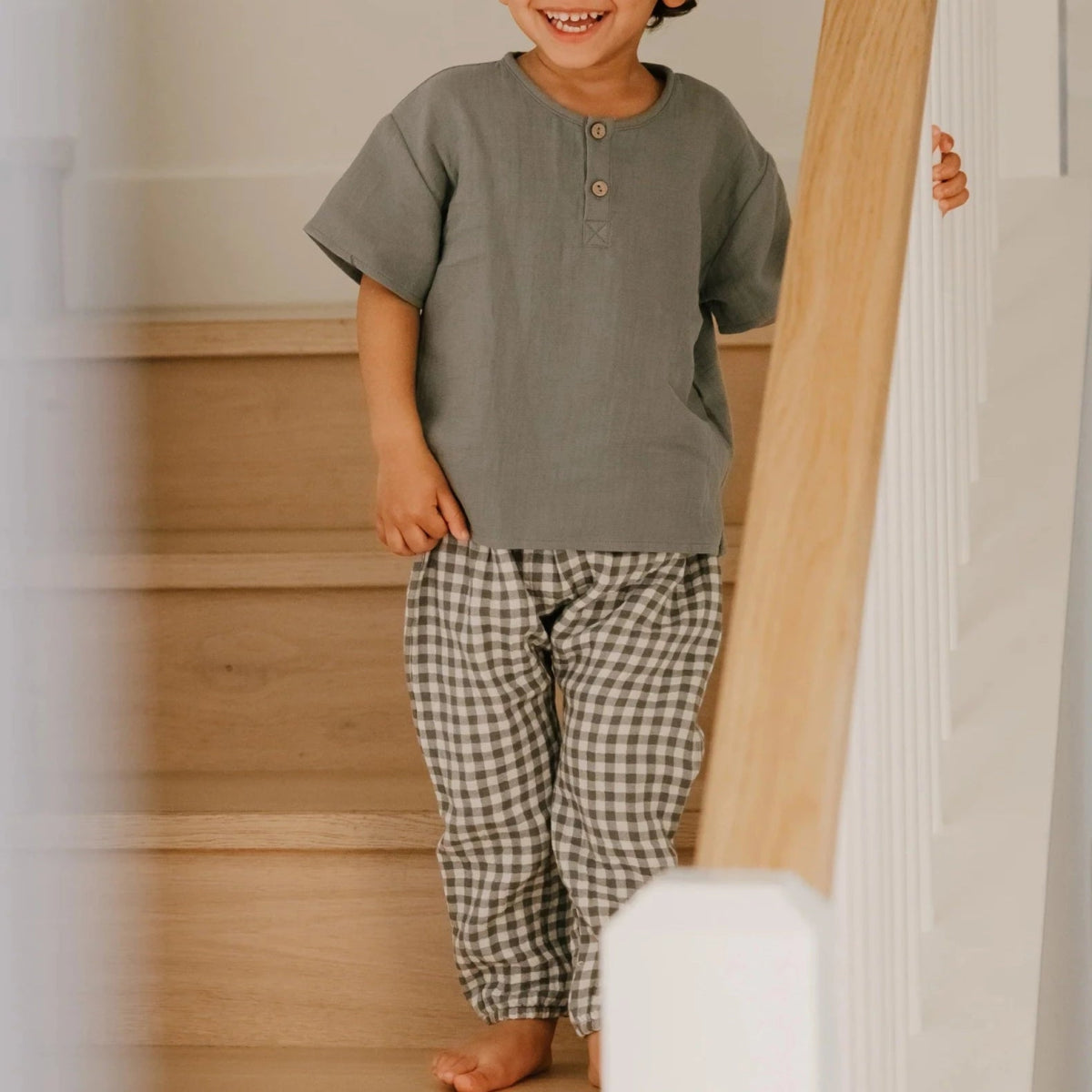 Quincy Mae Baby Woven Pants _Green QM042 - P1219 - NorthBoys