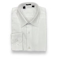 Ragazzo Boys Slim Fit White Diagonal Cotton Shirt_ SEAN1214W - NorthBoys