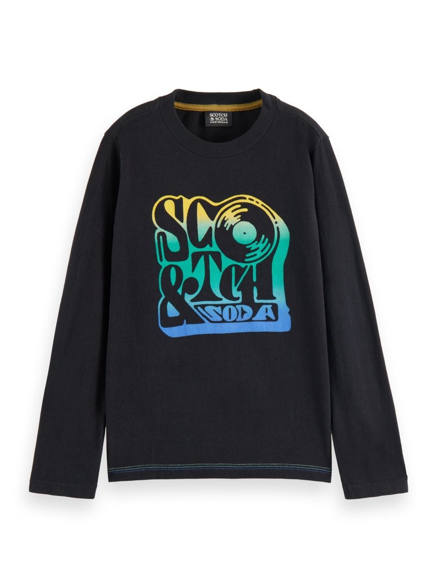 Scotch & Soda Boys Black T-Shirt_173642 - 0005 - NorthBoys