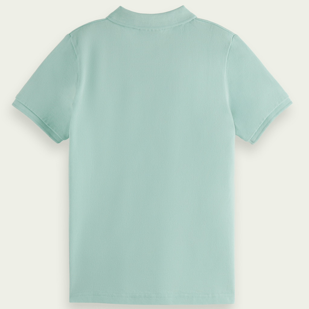 Scotch & Soda Boys Short Sleeve Pique Polo _Mint 170570 - NorthBoys