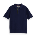 Scotch & Soda Boys Structured Knitted Polo_ 179508 - NorthBoys