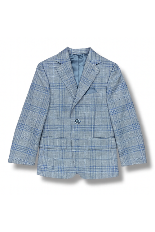 Tallia Boys Blue Check Sports Jacket_ Z0070-NorthBoys