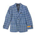 Tallia Boys Blue Window Linen Sports Jacket-NorthBoys