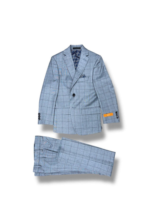 Tallia Boys Skinny Light Blue Sharkskin Suit_ CZ0096-NorthBoys