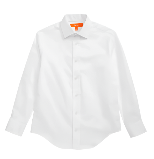 Tallia Boys White Solid Dress Shirt - NorthBoys