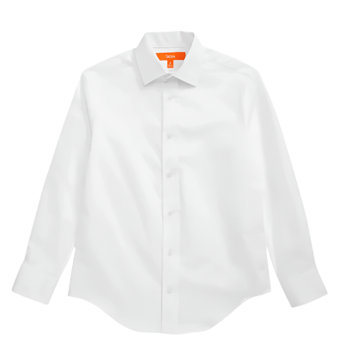 Tallia Boys White Solid Dress Shirt - NorthBoys