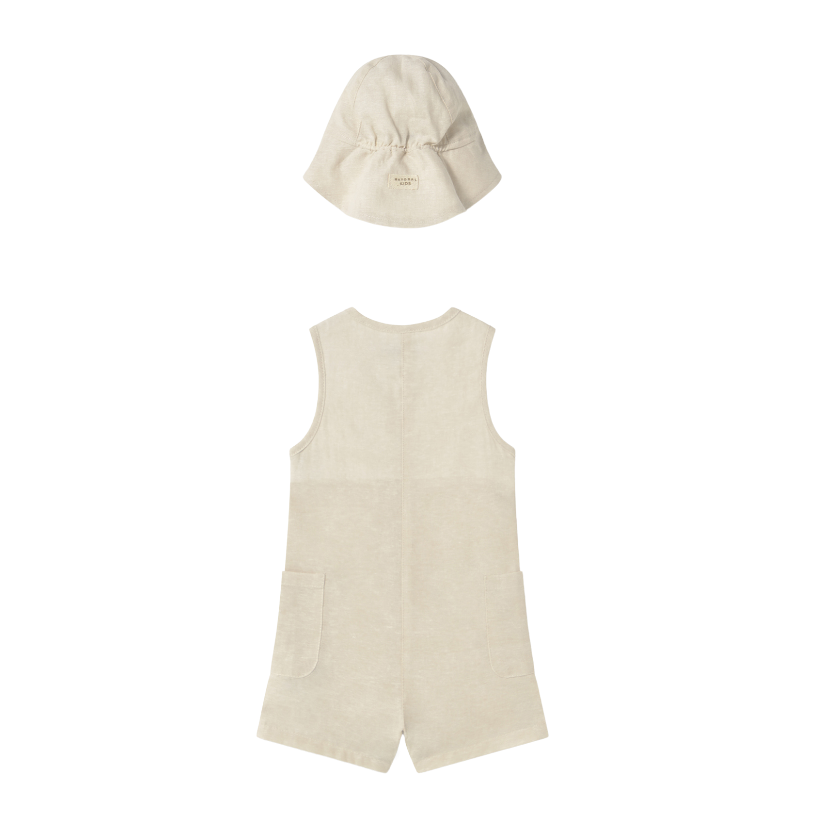 Mayoral Baby Boys Dungaree With Bucket Hat