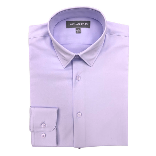Michael Kors Boys Lavender Dress Shirt