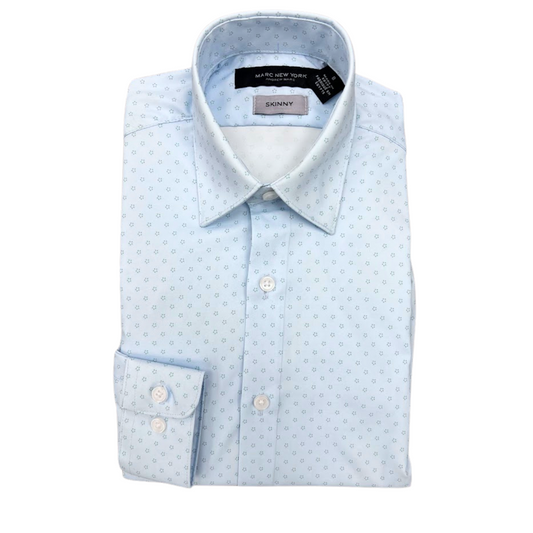 Marc New York Boys Skinny Plaid Dress Shirt_ MBS0086