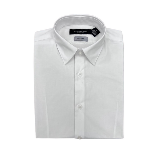 Andrew Marc Boys White Dress Shirt