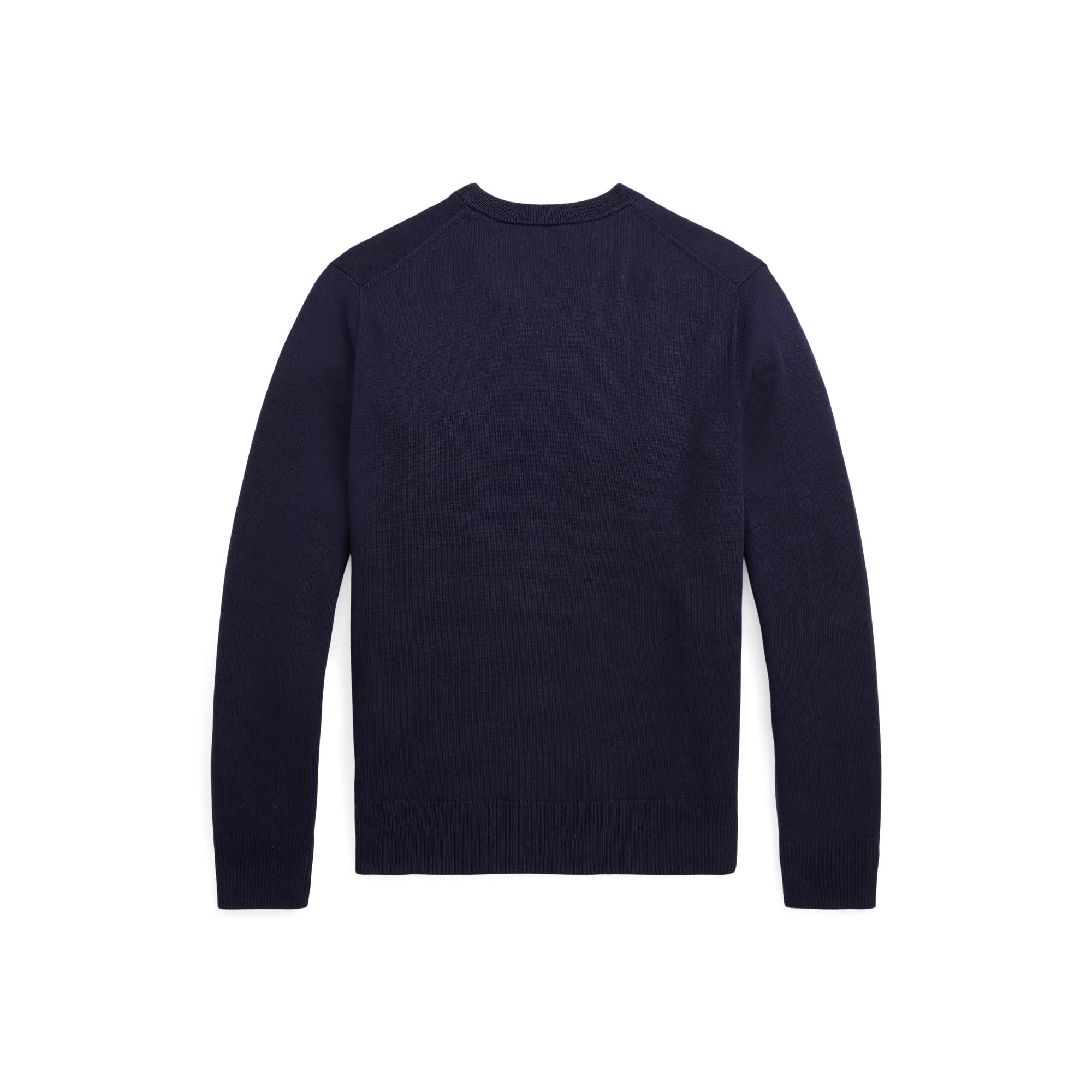 Polo Ralph Lauren Boys Fine Cotton Navy Crewneck Sweater