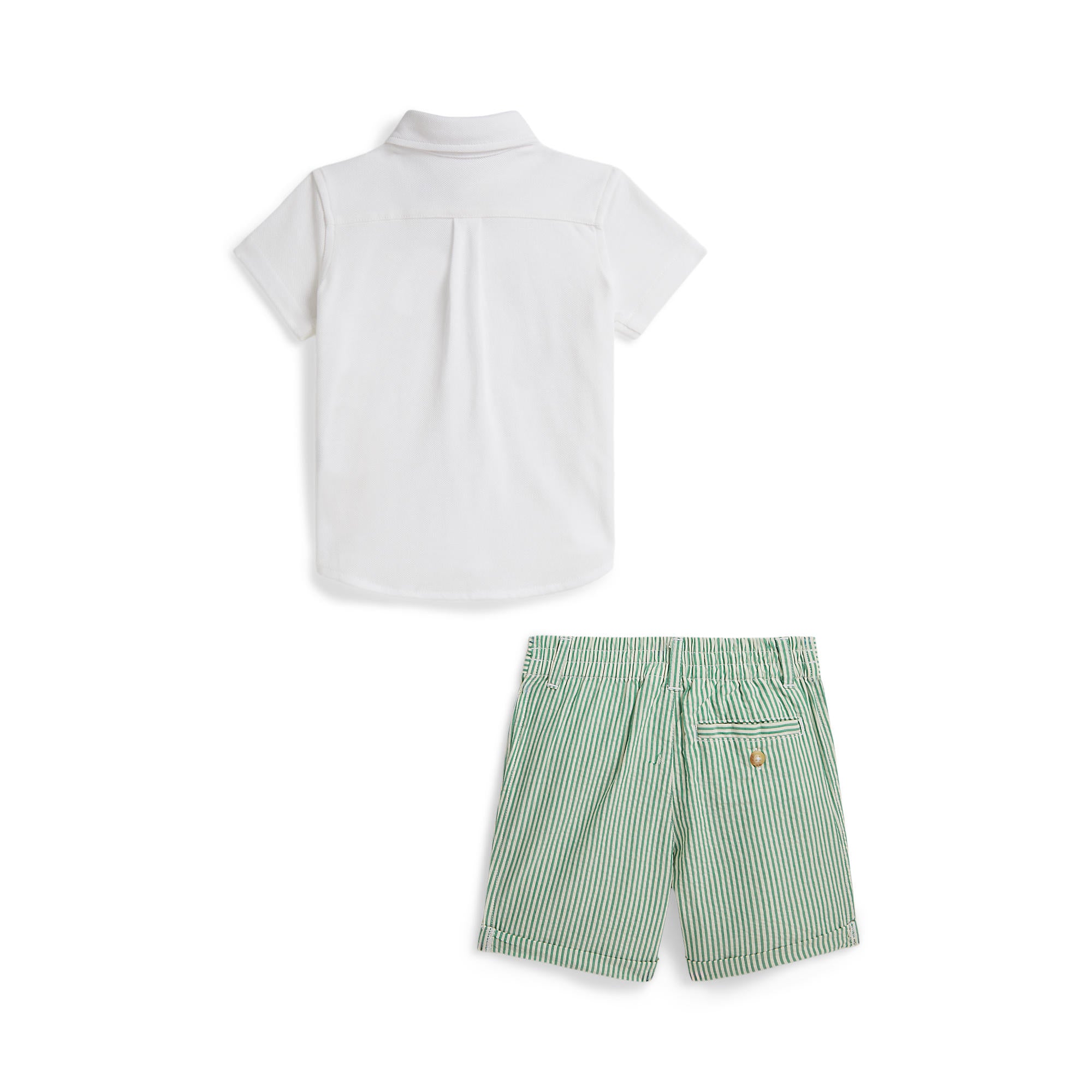 Polo Ralph Lauren Baby Oxford and Shorts Outfit Set
