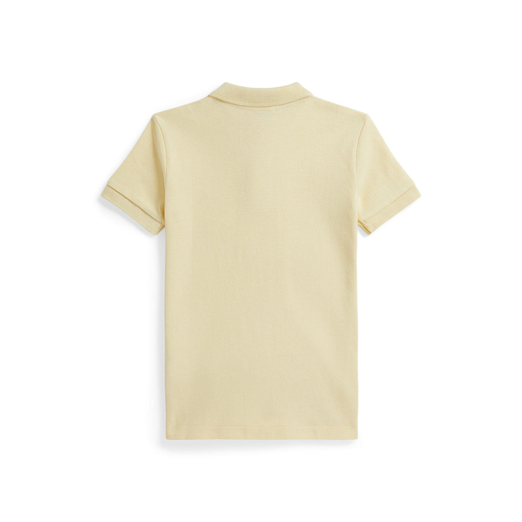 Polo Ralph Lauren Boys Mesh Yellow Polo Shirt