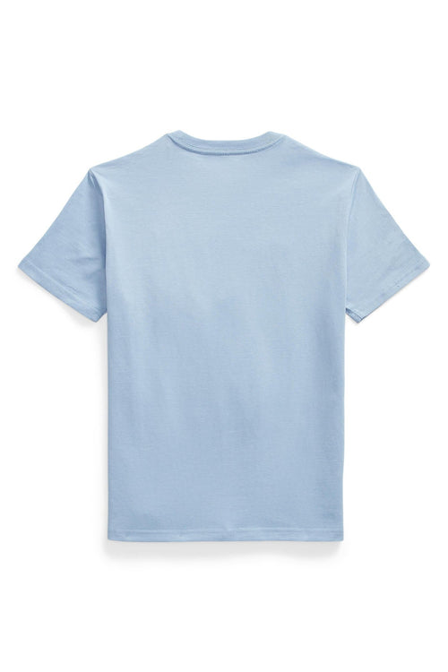 Polo Ralph Lauren Boys Large Pony Powder Blue Crewneck T-Shirt