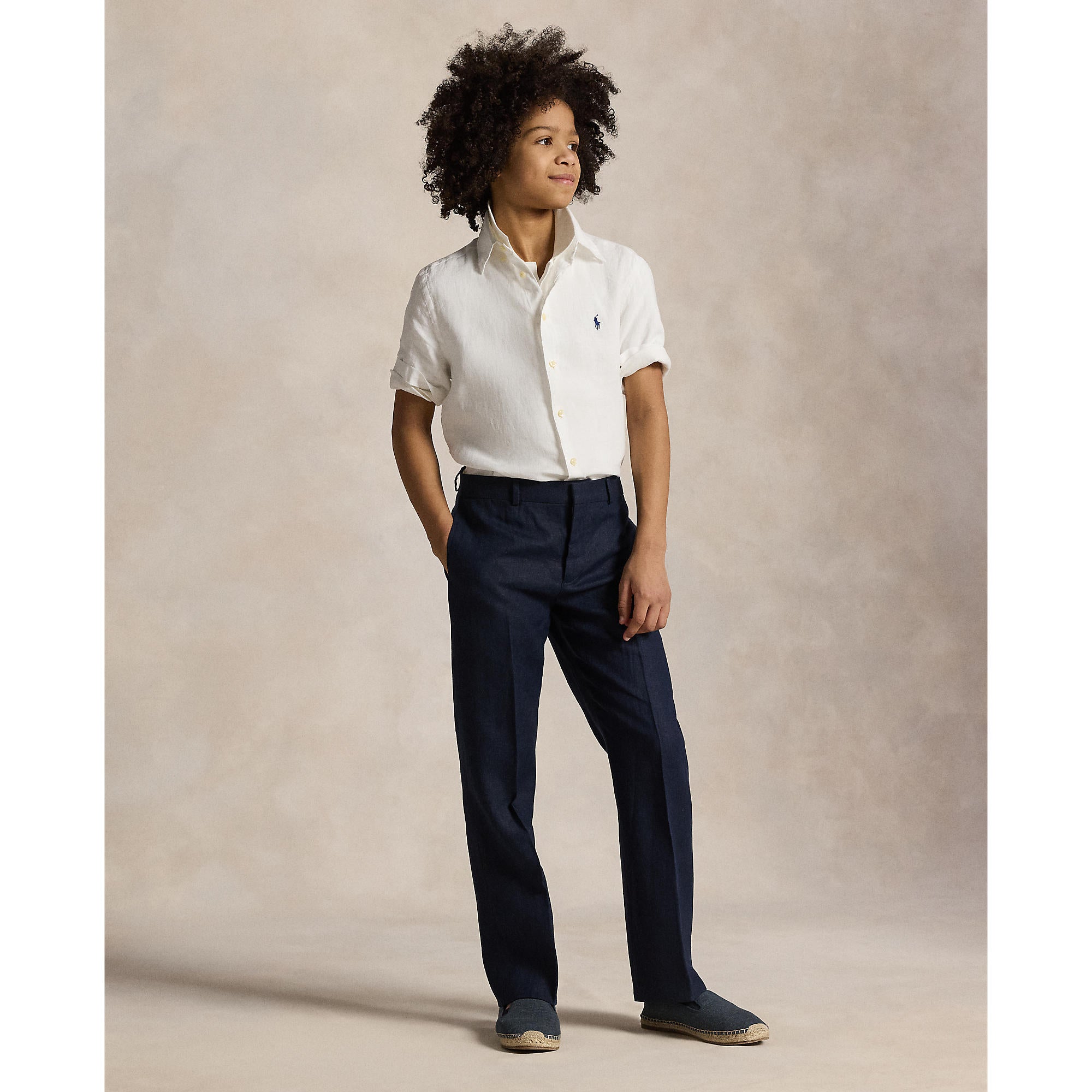 Polo Ralph Lauren Boys Short Sleeve Seersucker Shirt