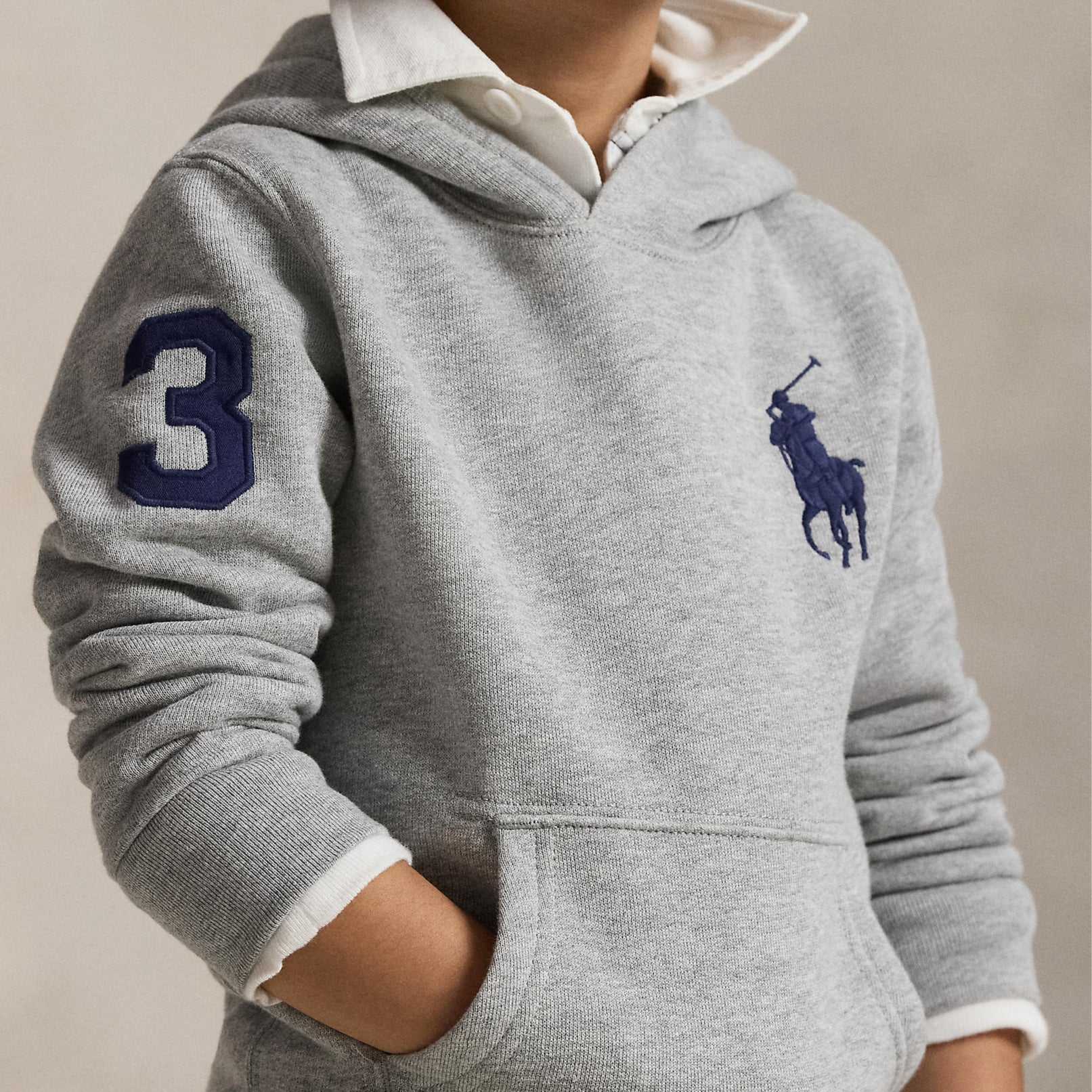 Ralph Lauren Boys Big Pony Fleece Hoodie