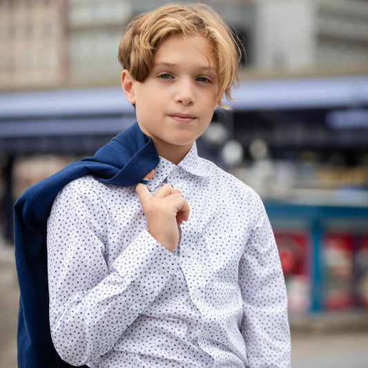 Appaman Boys Paw Prints Shirt_ F8STA