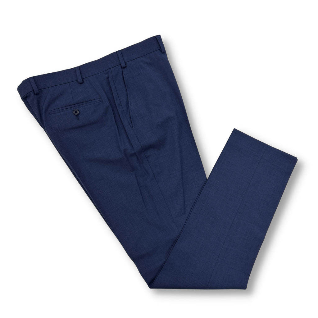 Calvin Klein Mens Skinny Fit Navy Wool Stretch Suit (Jacket & Pant) - NorthBoys