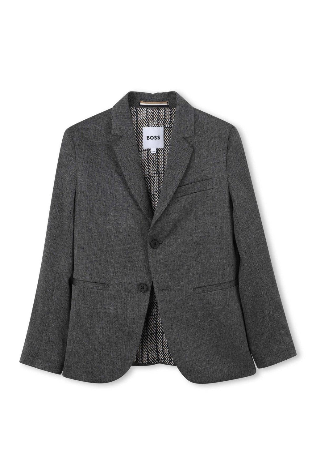 Hugo Boss Boys Slim Grey Suit_ J52383/J52302-NorthBoys