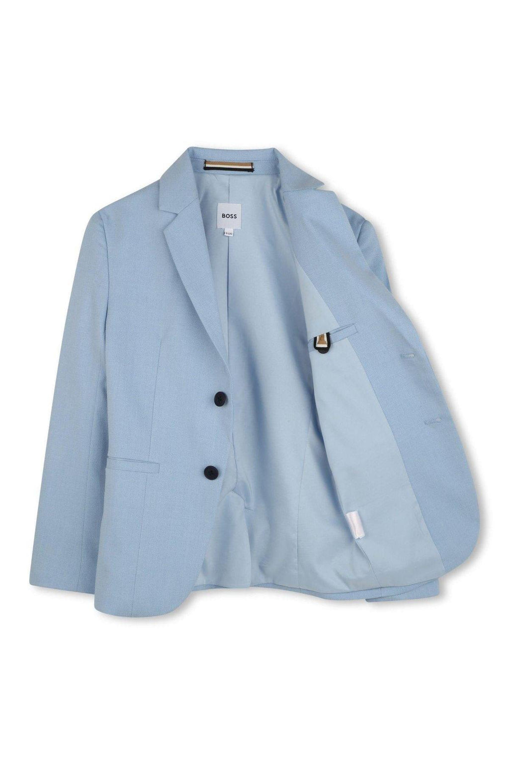 Hugo Boss Boys Slim Fit Pale Blue Suit_ J52068/J51981-NorthBoys