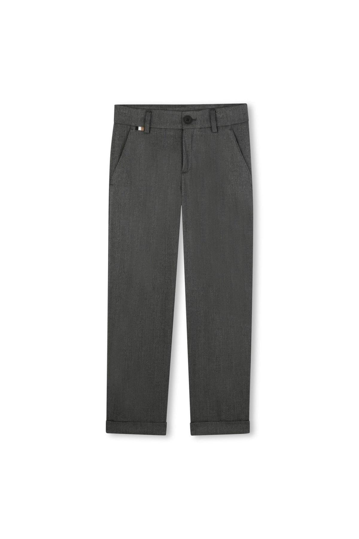 Hugo Boss Boys Slim Grey Suit_ J52383/J52302-NorthBoys