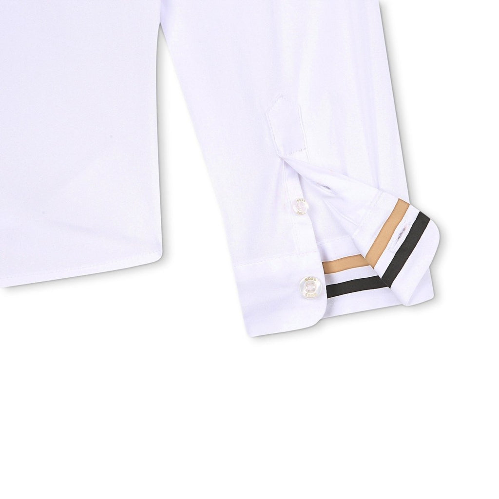 Hugo Boss Boys White Dress Shirt_J25Q03 - 10P - NorthBoys