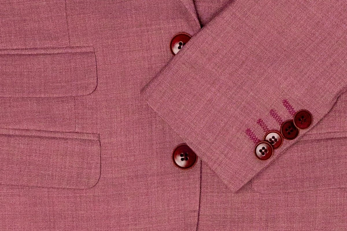 Isaac Mizrahi Boys Slim Fit Textured Suit_ ST2660 - PLUM - NorthBoys