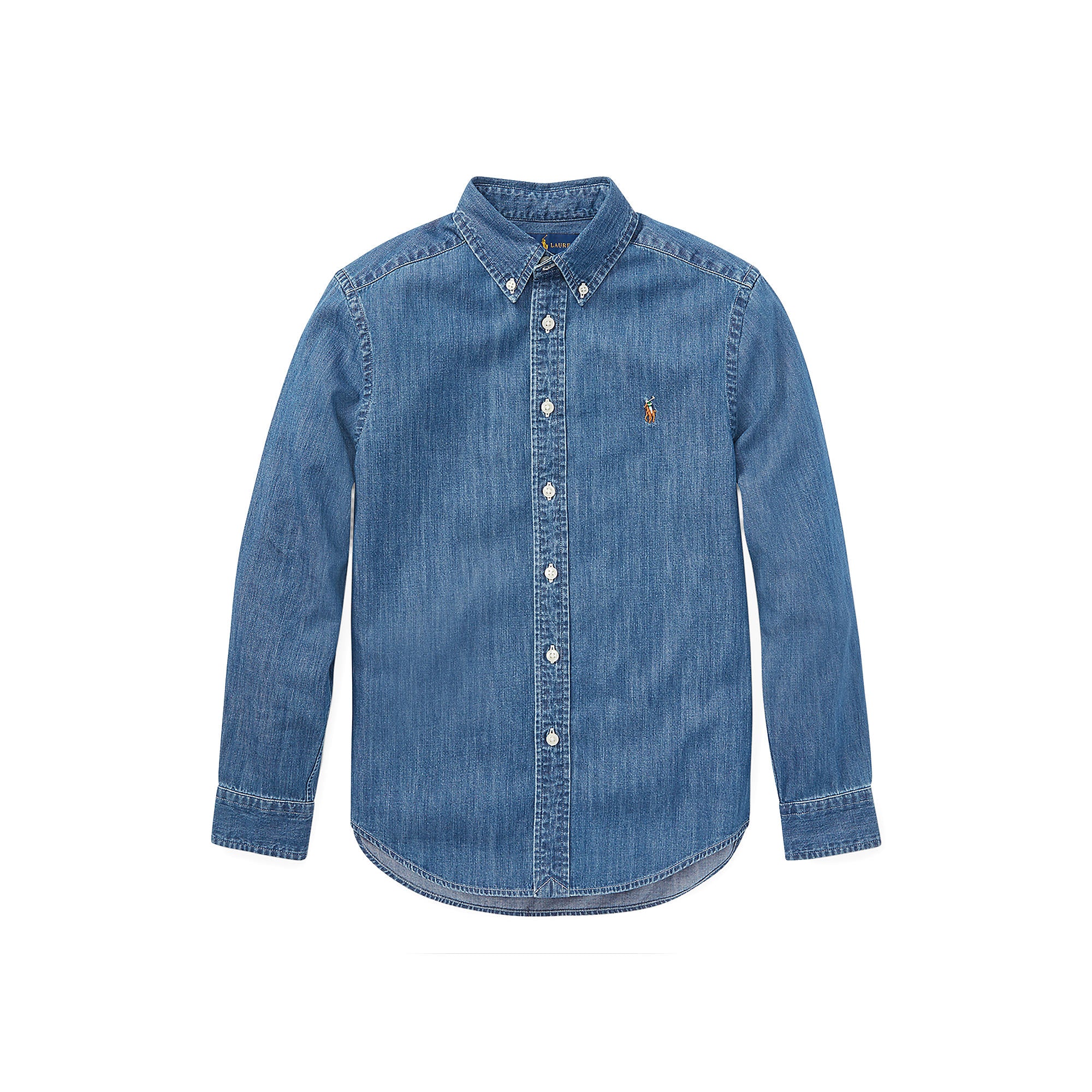 Polo Ralph Lauren Boys Long Sleeve Chambray Oxford Shirt