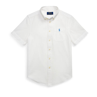 Ralph Lauren Boys Short Sleeve Seersucker Shirt