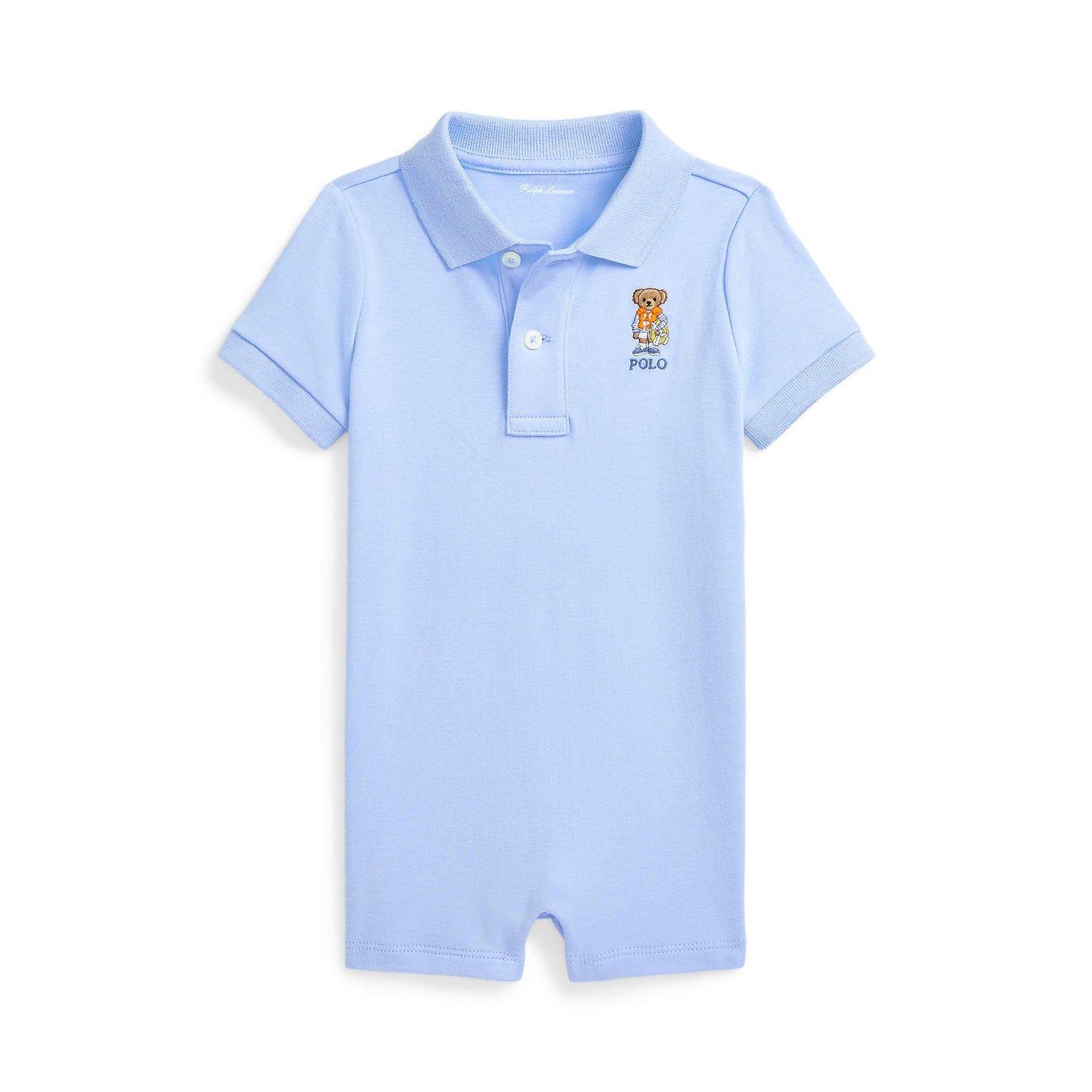 Ralph Lauren Baby Pale Blue Shortall_ 320965277002