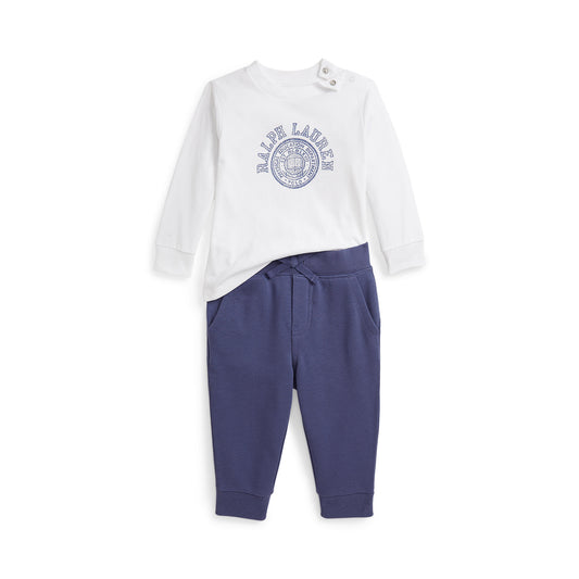 Ralph Lauren Baby Long Sleeve Tee Set