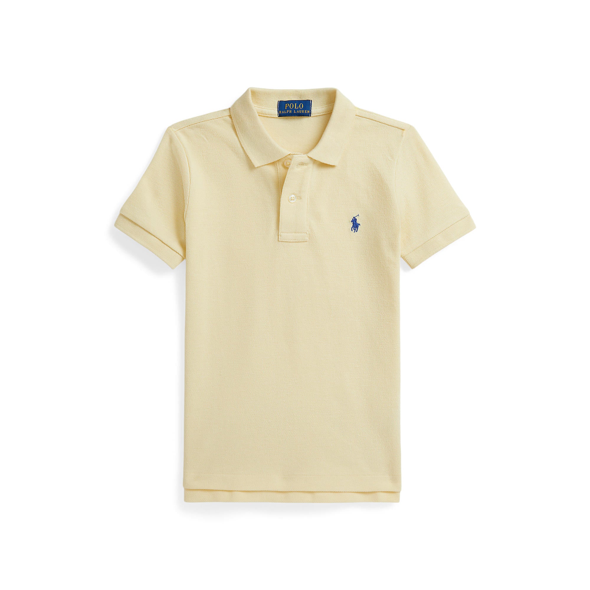 Polo Ralph Lauren Boys Mesh Yellow Polo Shirt