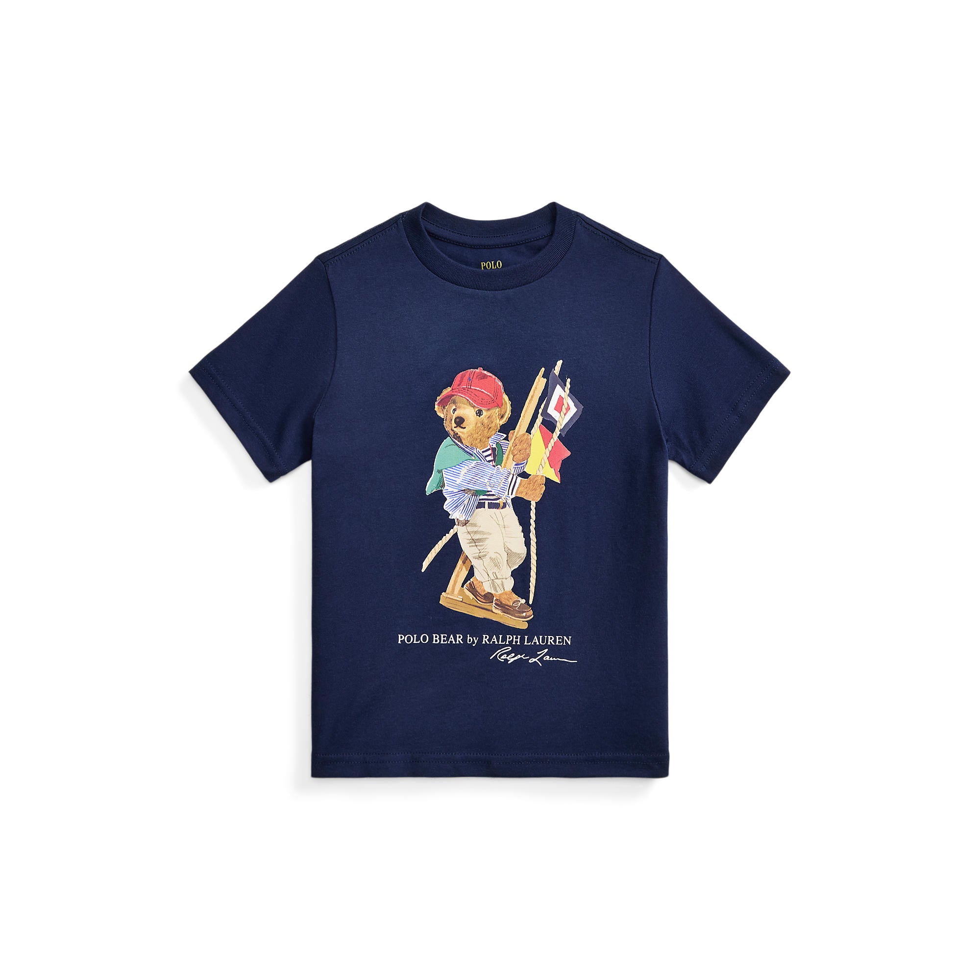 Polo Ralph Lauren Little Boys Polo Bear Navy T-Shirt