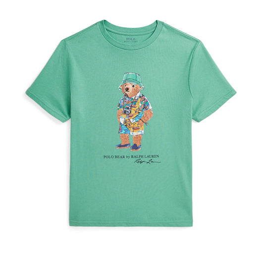Ralph Lauren Boys Bear Tourist Cotton T-Shirt_ 323973122006