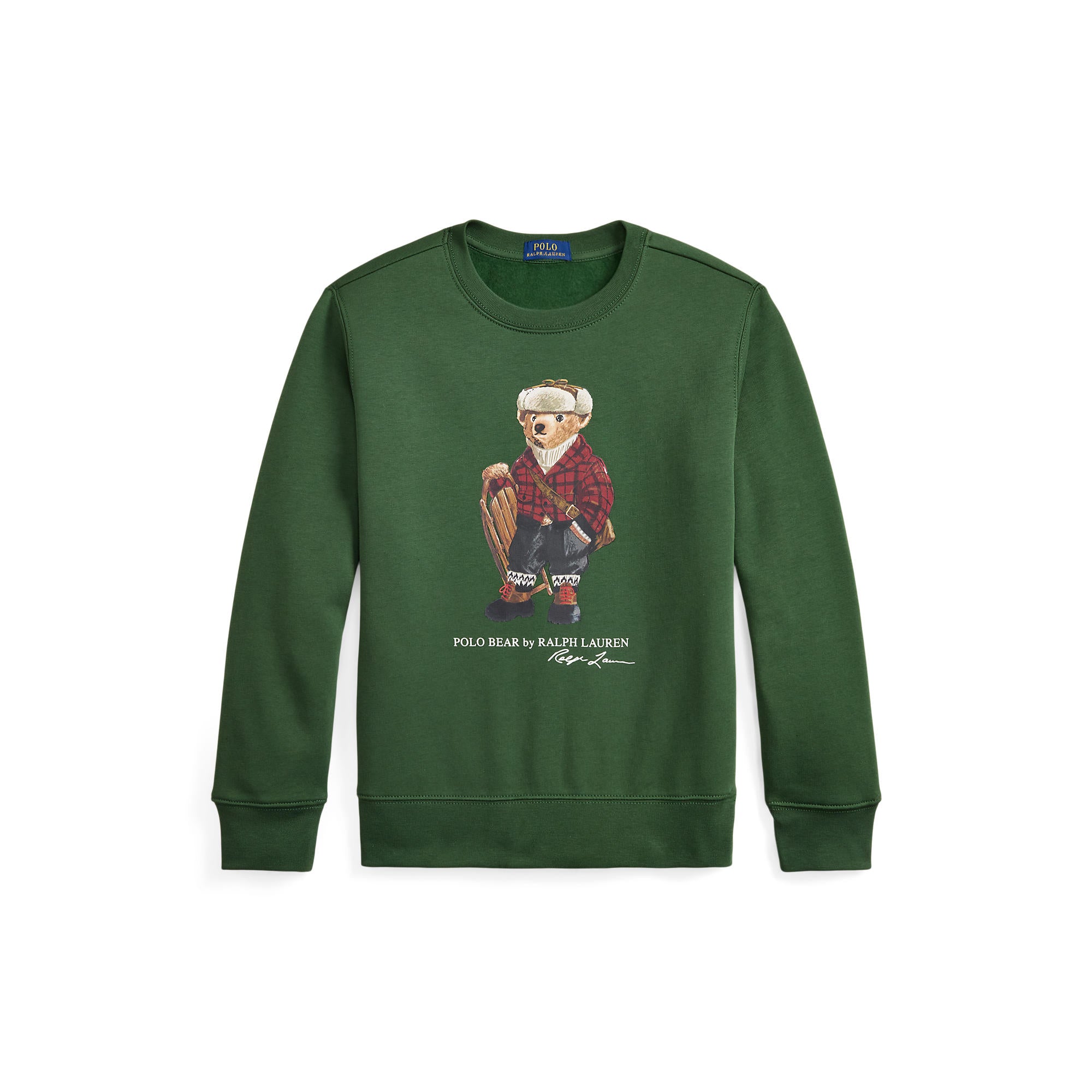 Polo Ralph Lauren Boys Winter Polo Bear Fleece Sweatshirt