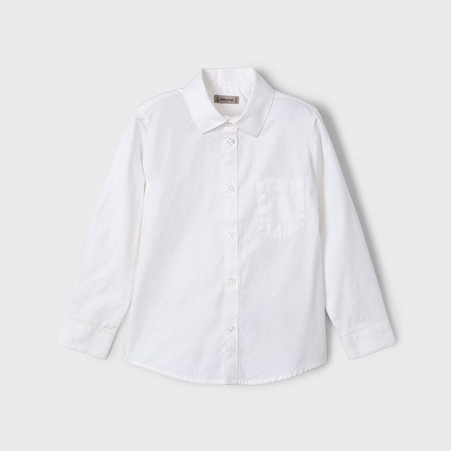 Mayoral Mini Basic Long Sleeve Shirt_ 140 - 34 - NorthBoys