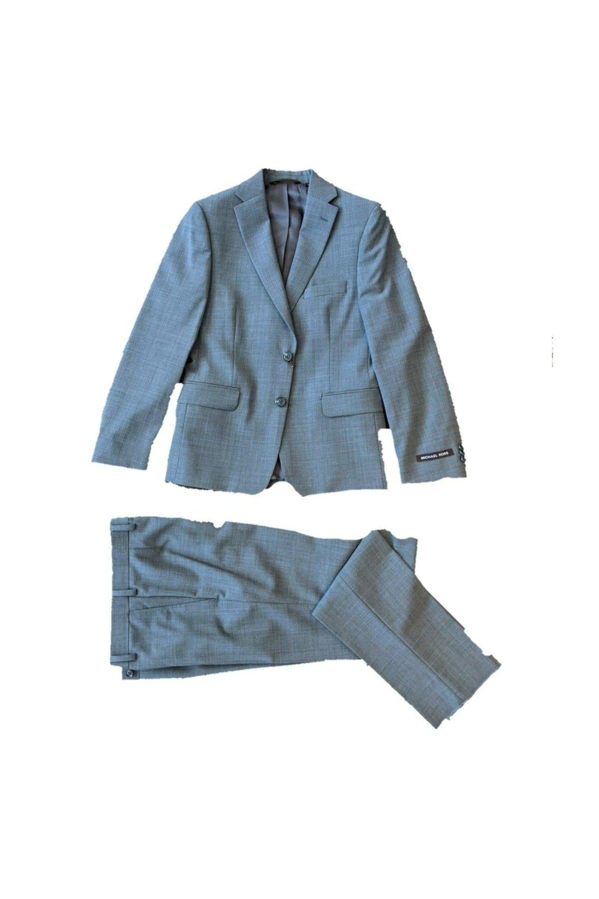 Michael Kors Boys Husky Wool Suit-NorthBoys