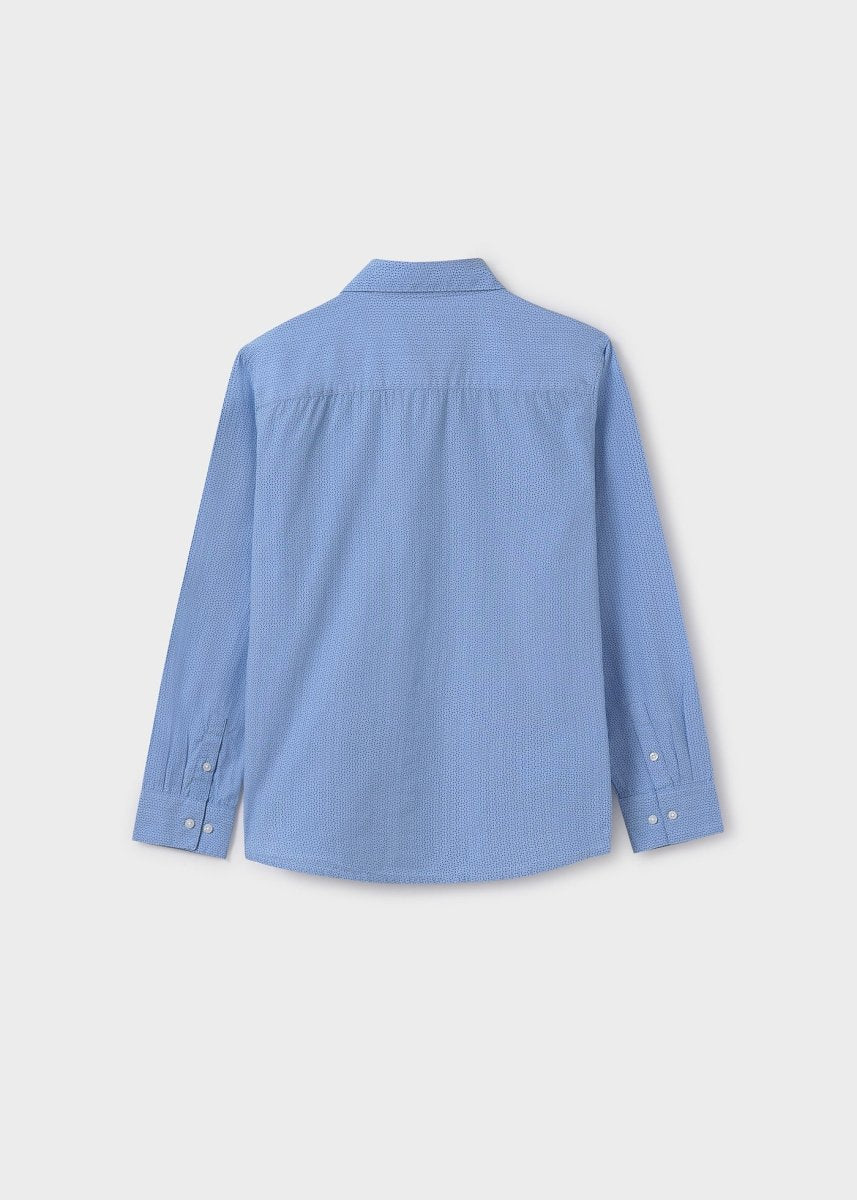 Nukutavake Boys Long Sleeve Micro Print Shirt_ 6142 - NorthBoys