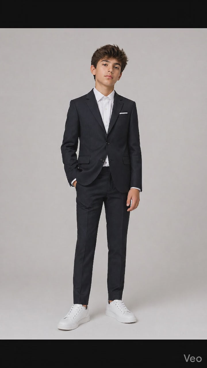Emporio Armani Boys Classic Slim Fit Wool Suit