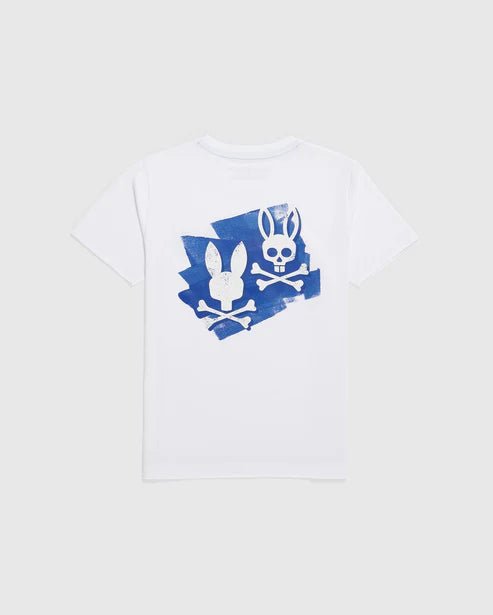 Psycho Bunny Kids White Dolton T-Shirt_ B0U326Z1PC - 100 - NorthBoys