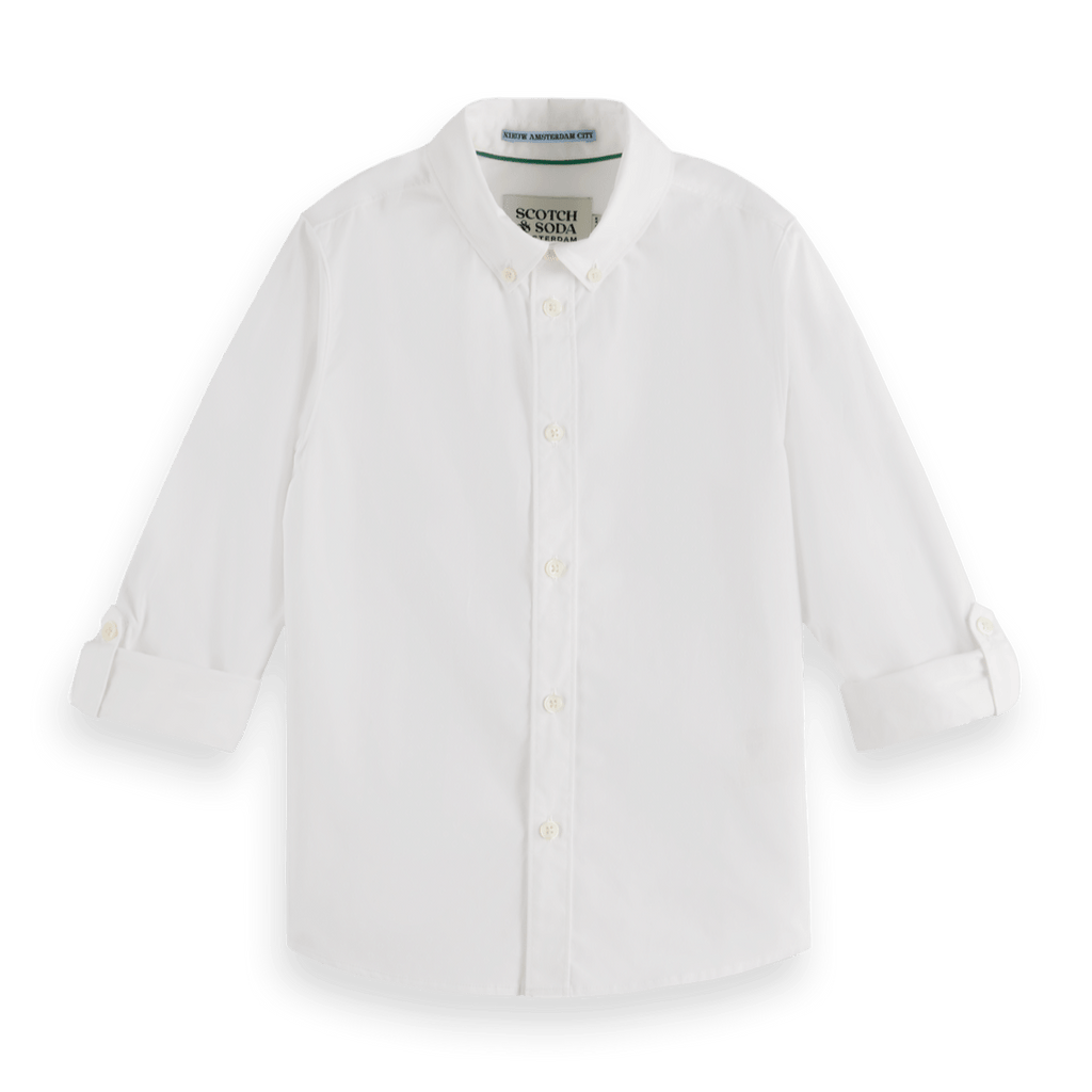 Scotch & Soda Boys Dobby Long Sleeve Shirt_ 179462 - NorthBoys