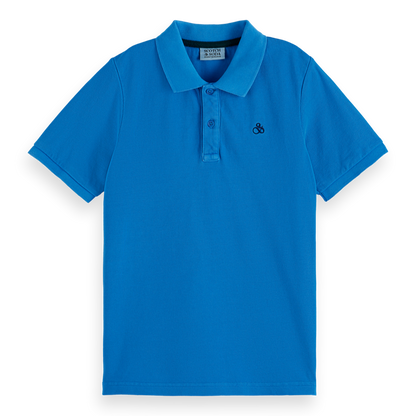Scotch & Soda Boys Garment-Dyed Pique Polo_ 179509