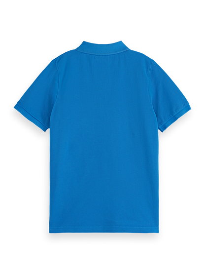 Scotch & Soda Boys Garment-Dyed Pique Polo_ 179509
